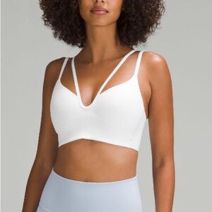 lululemon athletica Like a Cloud Strappy LL Bra B/C*Ribbed in white